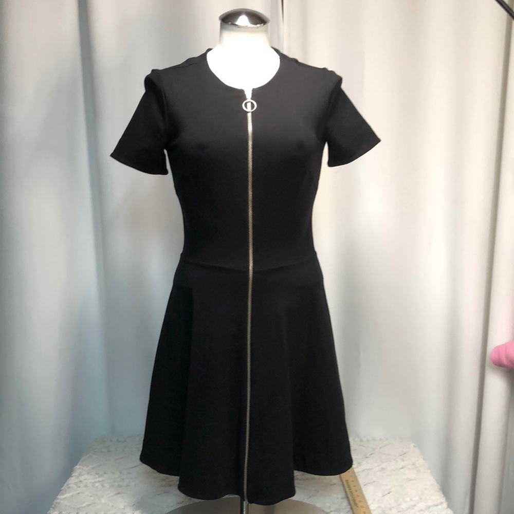 & Other Stories Short Sleeve Black Dress Size 8